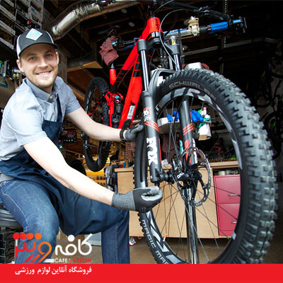 تعویض لوازم جانبی دوچرخه در خانه