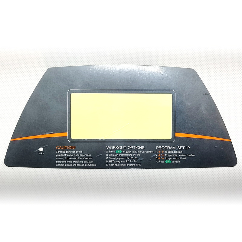لیبل روی مانیتور تردمیل خانگی برند هلث استریم مدل T561