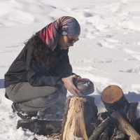 دستمال سر و گردن تیداسان مدل مرز پر گهر Teadasun